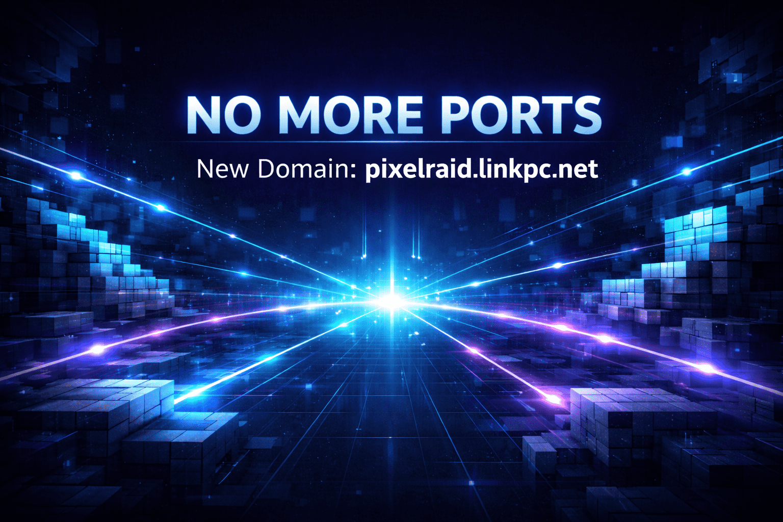 🌐 New Domain Upgrade — Cleaner Server Addresses