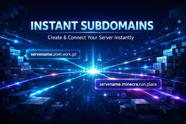 🌐 Instant Subdomains Are Now Available